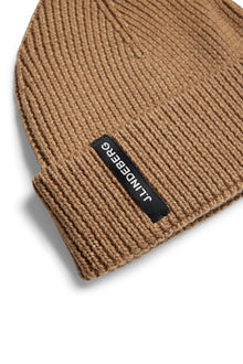 Men | Juan Merino Beanie | Tiger Brown Melange
