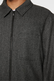 Men | Julius Cash Flannel Overshirt | Night Owl