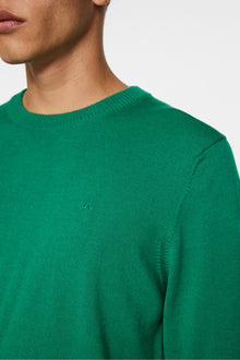 Men | Keane Merino Creneck Sweater | Ultramarine Green