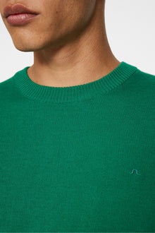 Men | Keane Merino Creneck Sweater | Ultramarine Green
