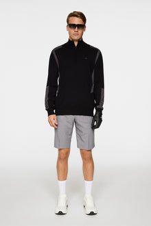 Men | Kendrick Knitted Zip Sweater | Black