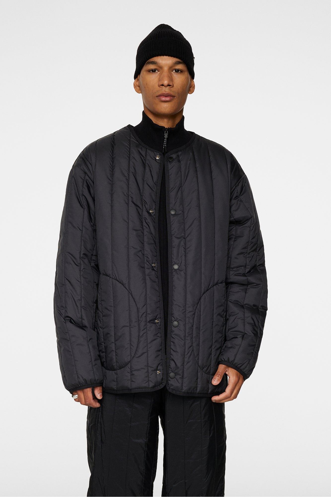 Men | Khaza Quilted Jacket | Black