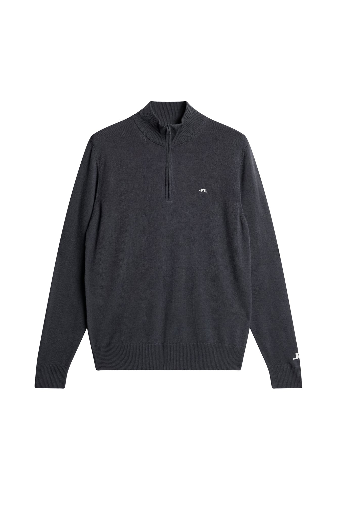 Men | Kian Zipped Sweater | Asphalt