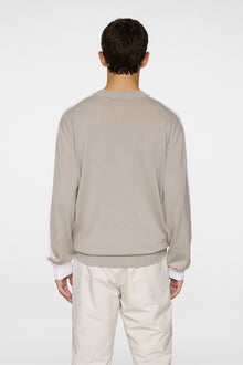 Men | Kirby Knitted Sweater | Moonbeam