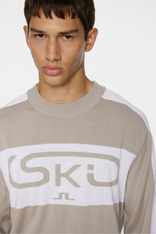 Men | Kirby Knitted Sweater | Moonbeam