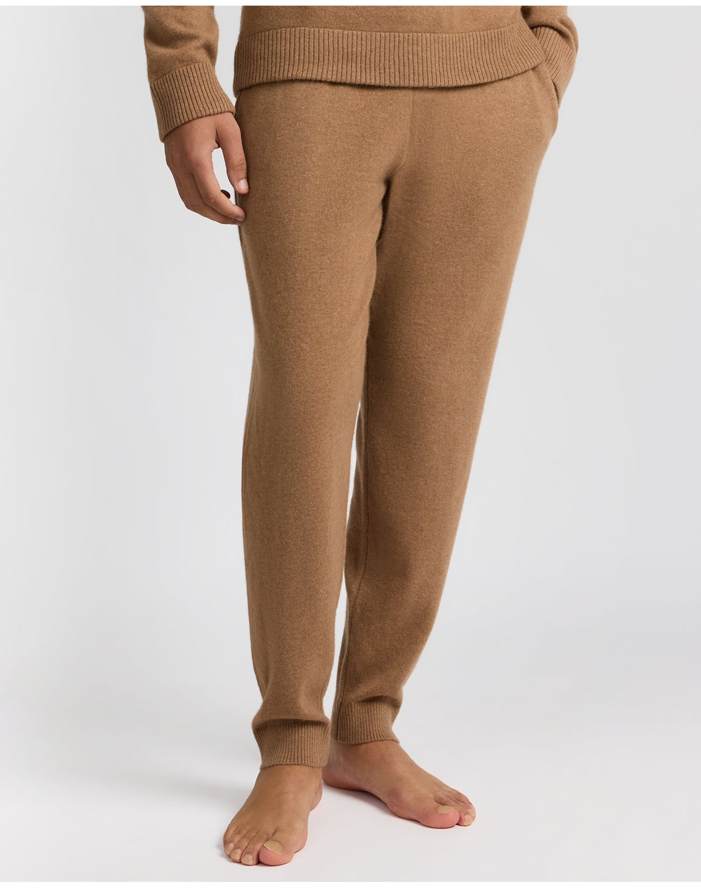 Men | Knit Jogger | Camel