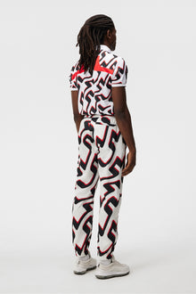 Men | Kv Regular Fit Print Polo | Bridge Wave White