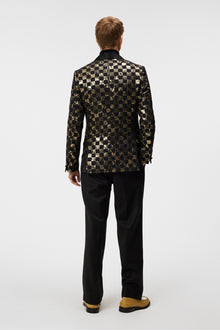 Men | Lenny S Iris Check Blazer | Black