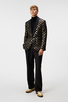 Men | Lenny S Iris Check Blazer | Black