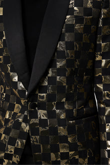 Men | Lenny S Iris Check Blazer | Black