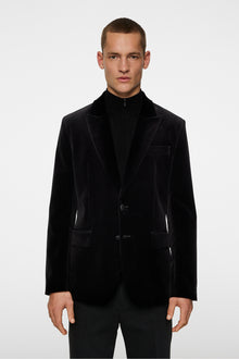 Men | Lenny S Velvet Blazer | Black