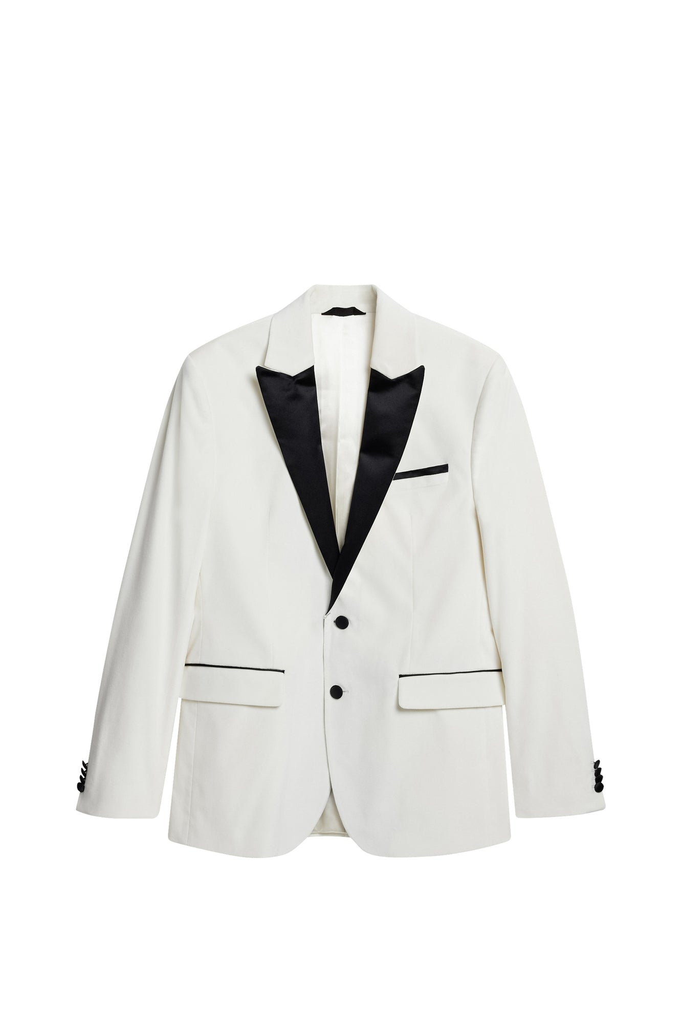 Men | Lenny Velvet Blazer | Cloud White