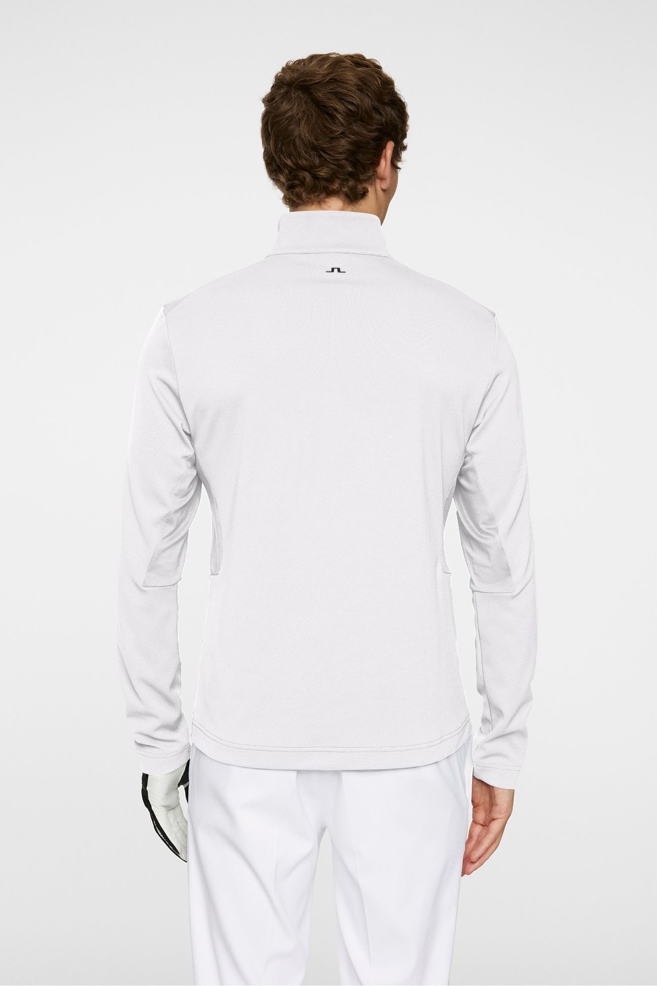Men | Leon Quarter Zip Mid Layer | White