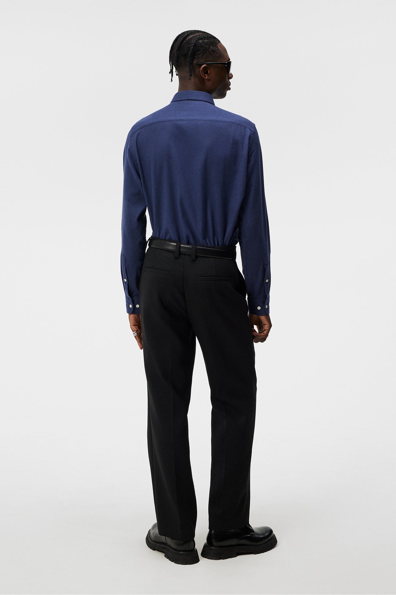 Men | Light Flannel Slishirt | JL Navy (V2)