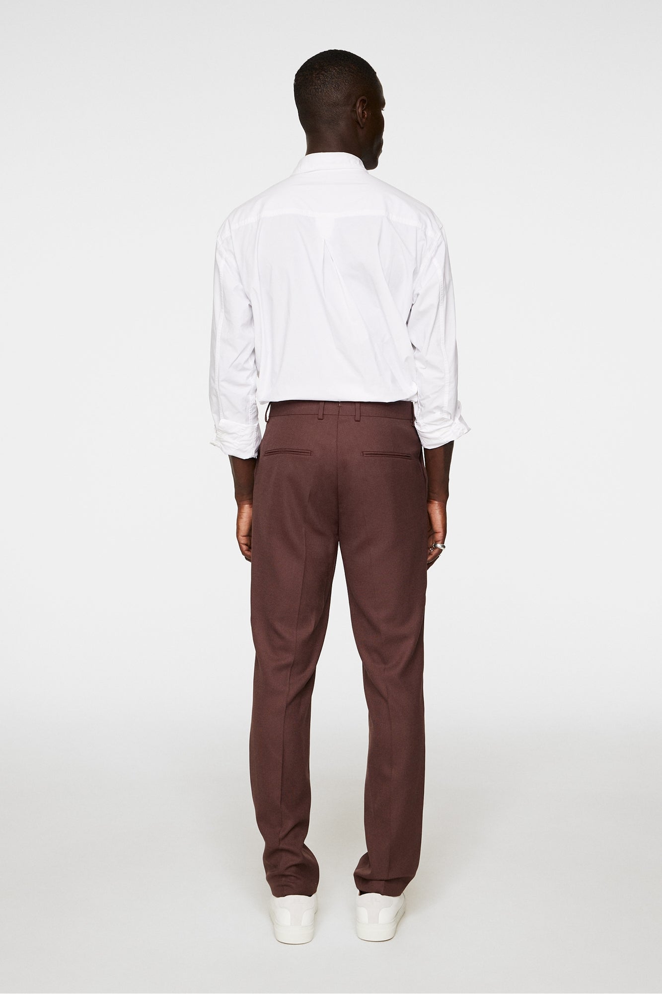 Men | Lois Active Hopsack Pants | Bitter Chocolate