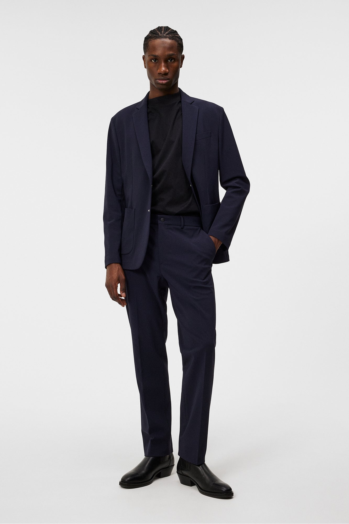 Men | Lois Bonded Jersey Pants | JL Navy (V2)