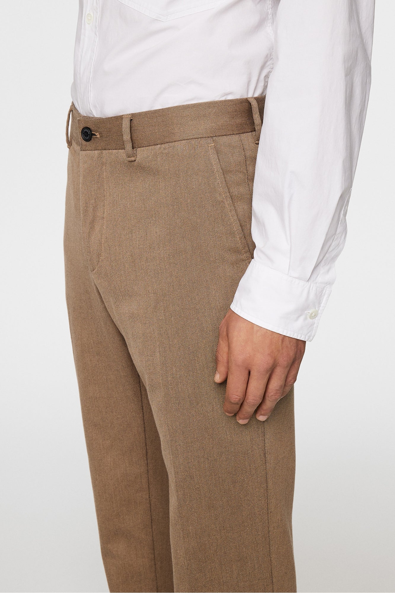 Men | Lois C Flannel Twill Pants | Tiger Brown