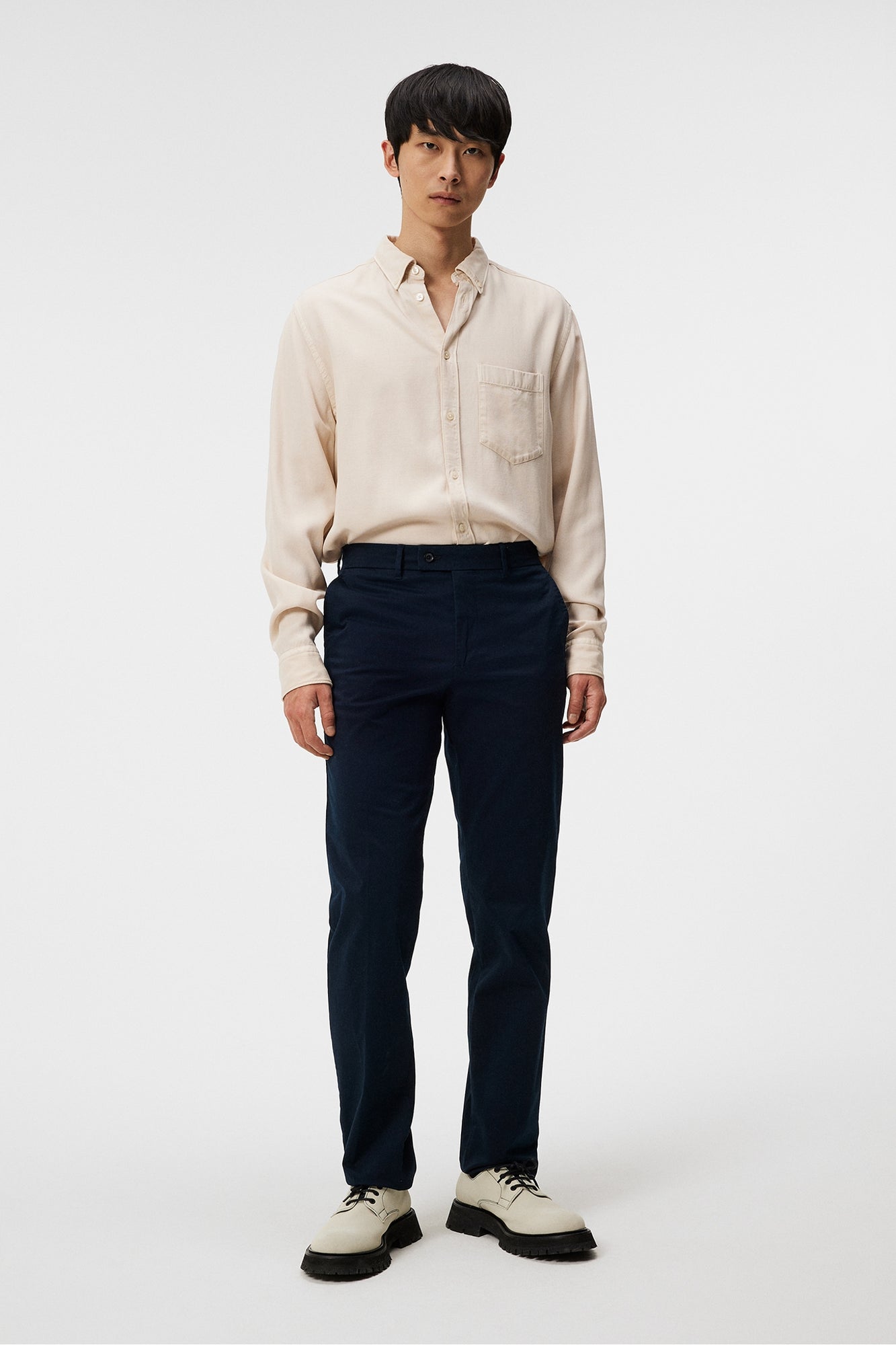 Men | Lois Cloud Satin Pants | JL Navy