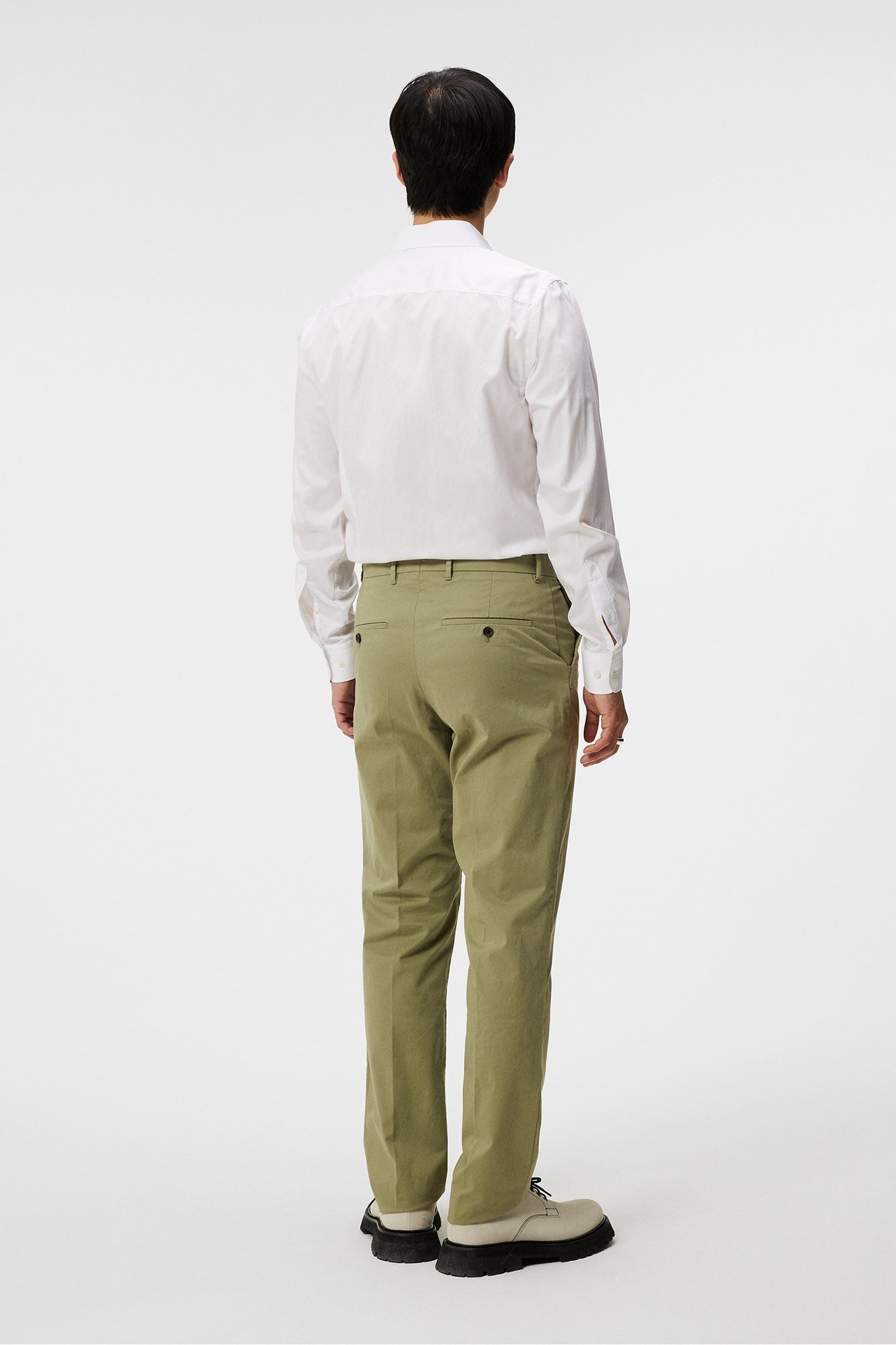 Men | Lois Cloud Satin Pants | Oil Green
