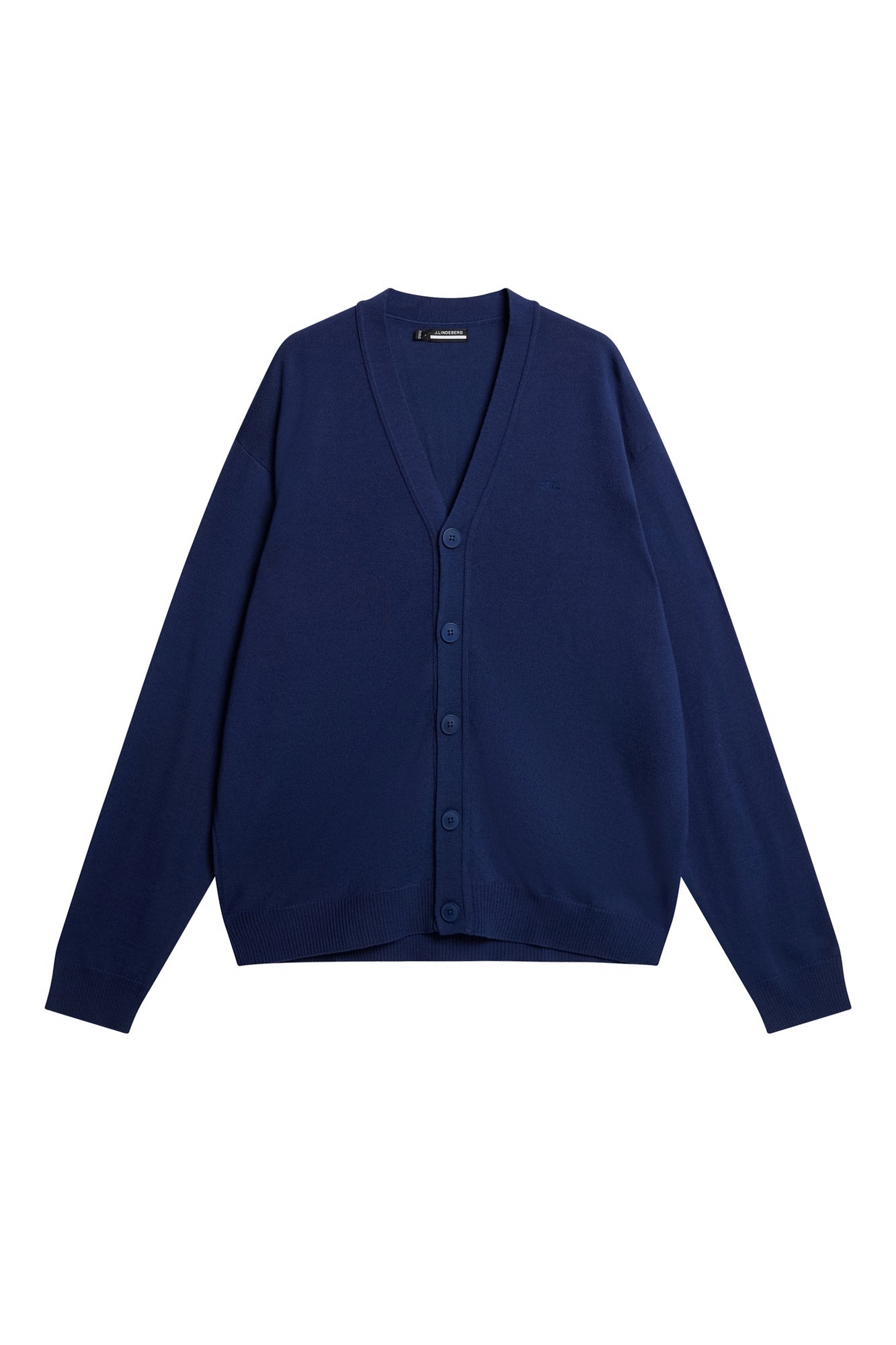 Men | Lucas Knitted Cardigan | Estate Blue