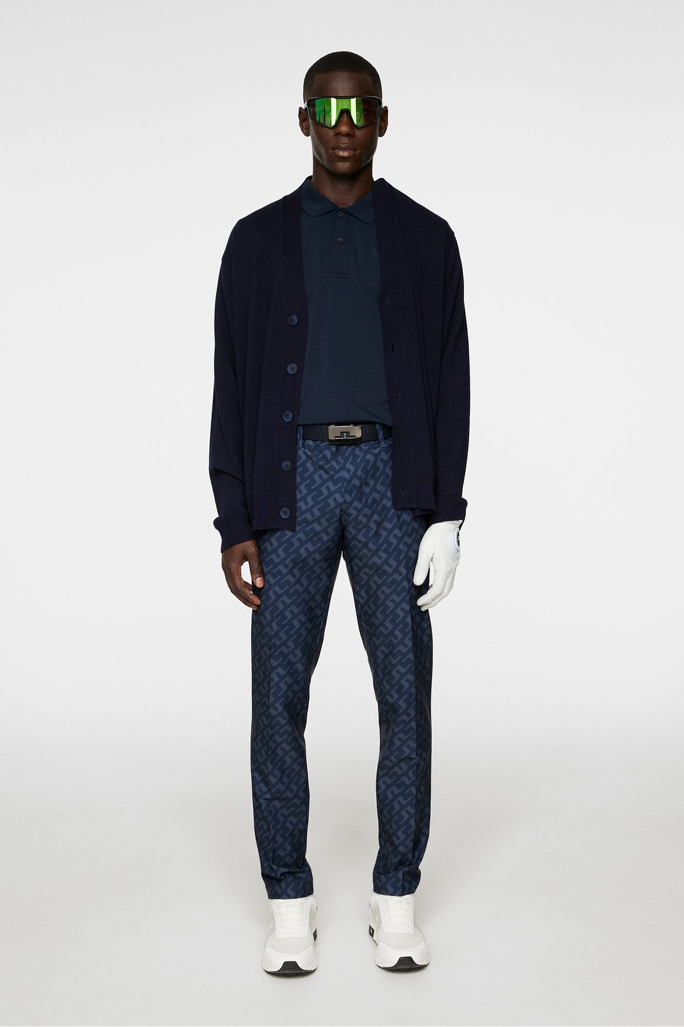 Men | Lucas Knitted Cardigan | JL Navy (V1)