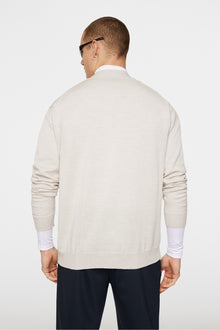 Men | Lucas Knitted Cardigan | Moonbeam