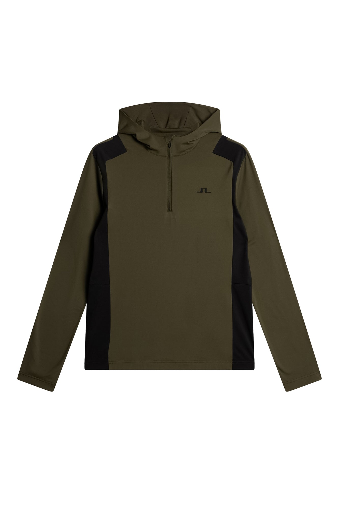 Men | Lukas Quarter Zip Hood | Forest Green