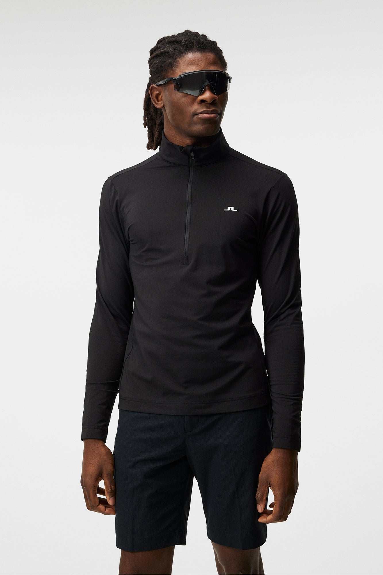 Men | Luke Half Zip Mid Layer | Black