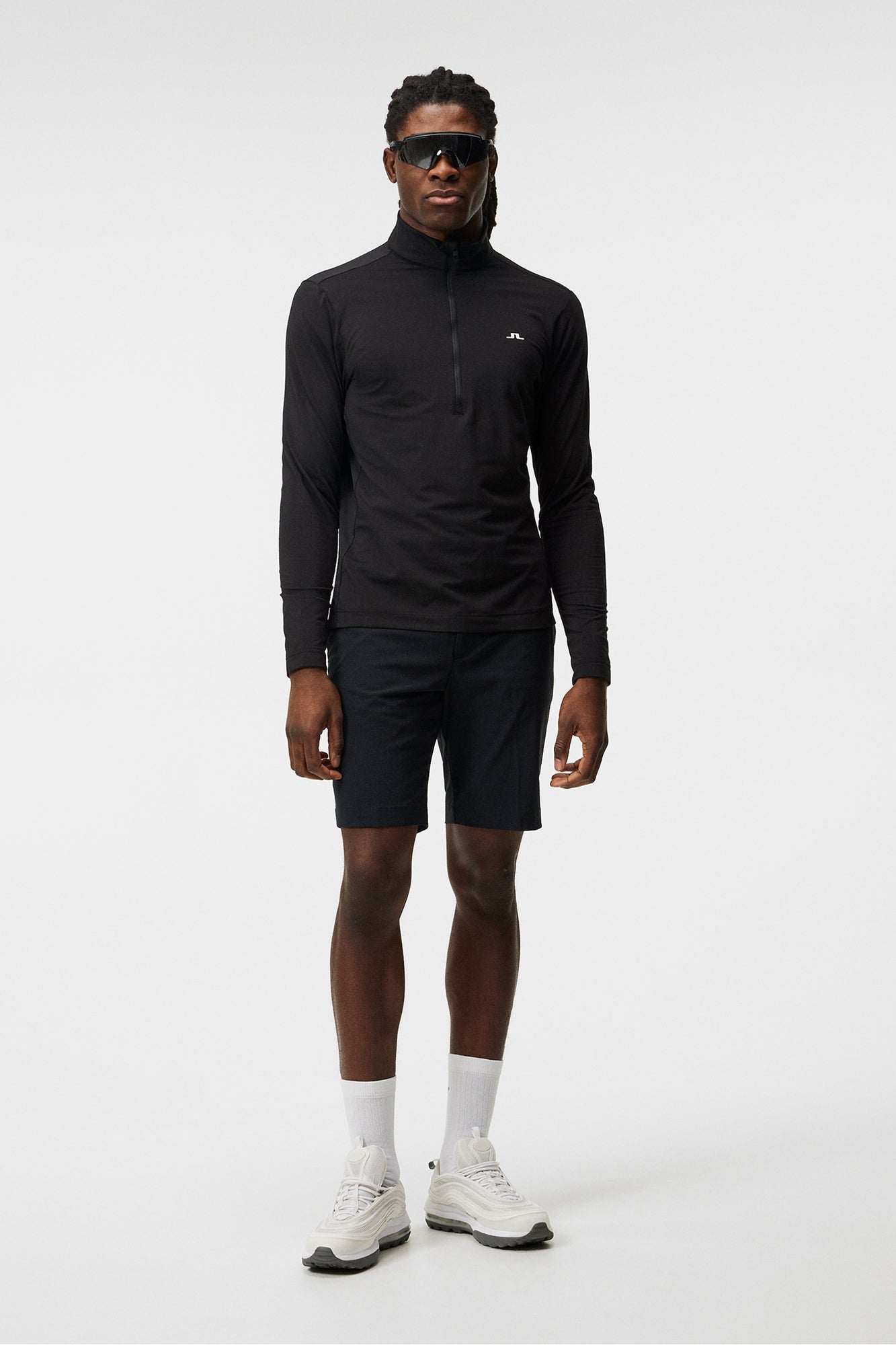 Men | Luke Half Zip Mid Layer | Black