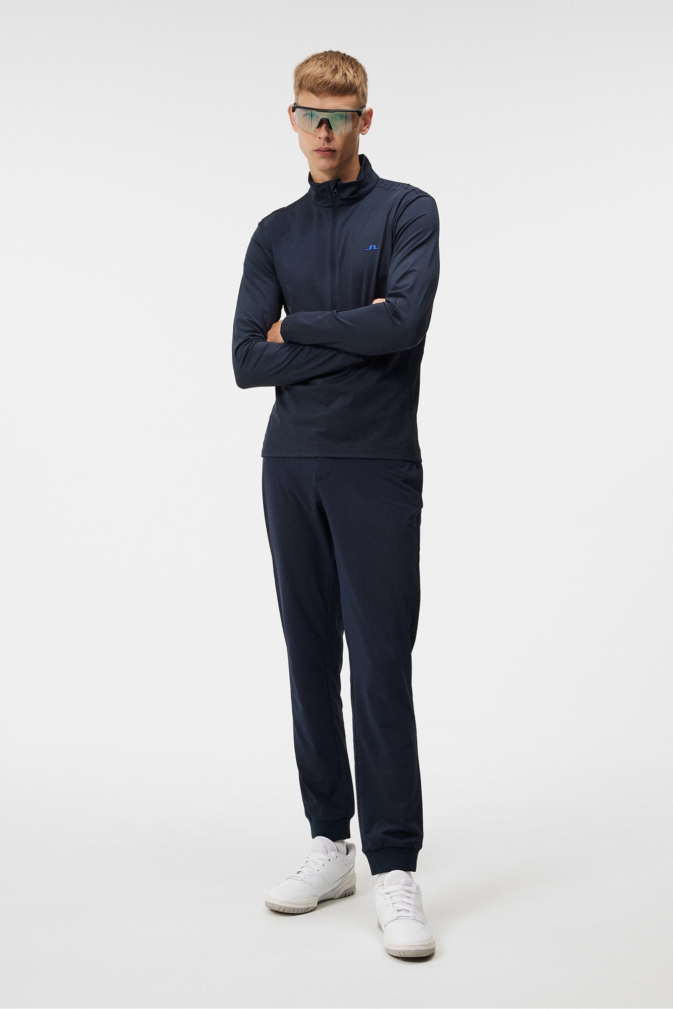 Men | Luke Half Zip Mid Layer | JL Navy (V2)