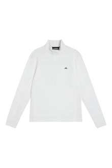 Men | Luke Half Zip Mid Layer | White