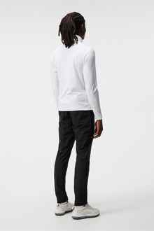 Men | Luke Half Zip Mid Layer | White