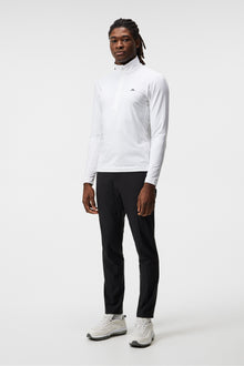 Men | Luke Half Zip Mid Layer | White