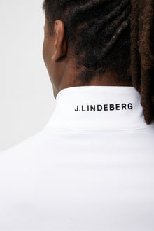 Men | Luke Half Zip Mid Layer | White