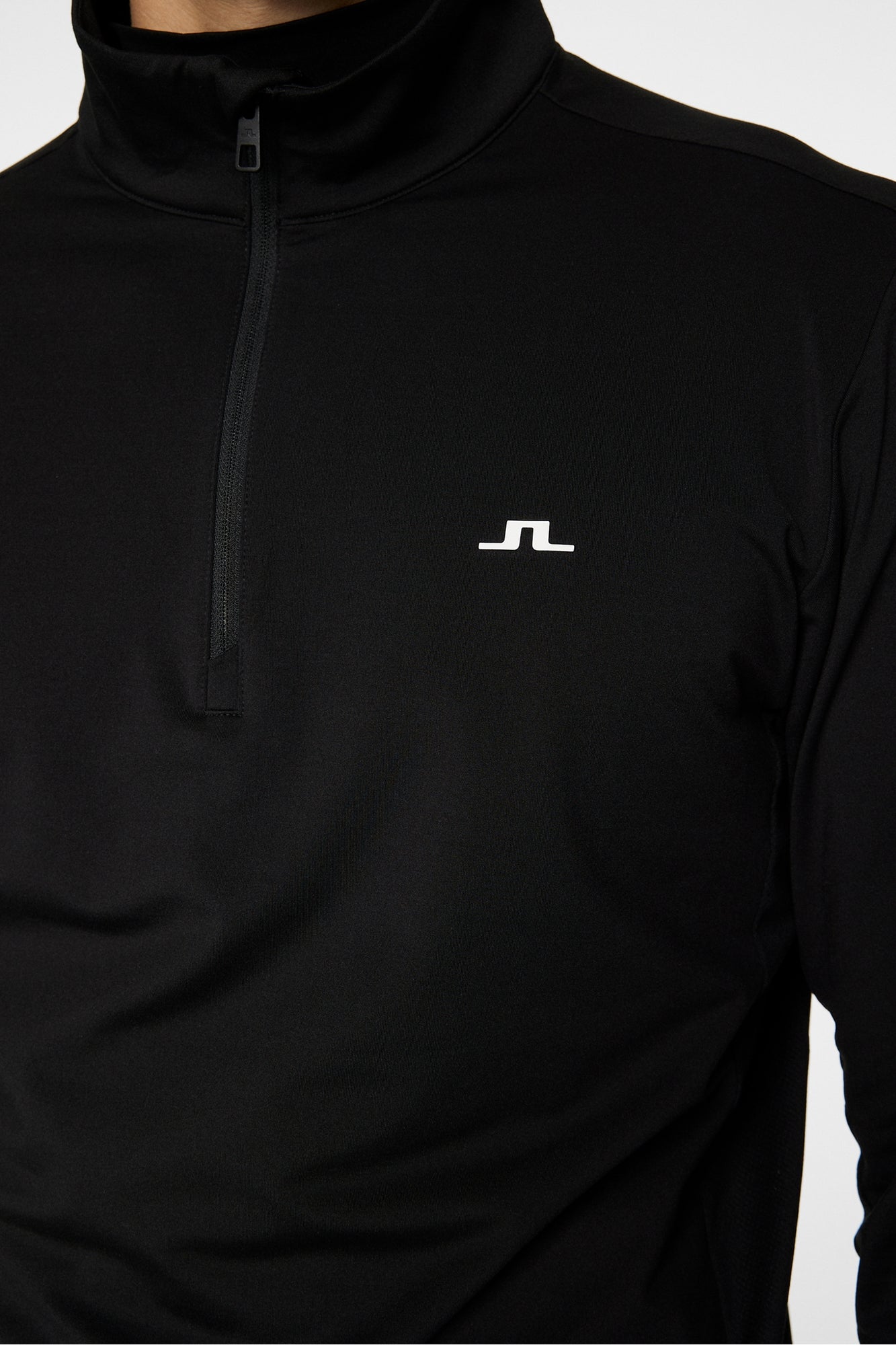 Men | Luke Quarter Zip Mid Layer | Black