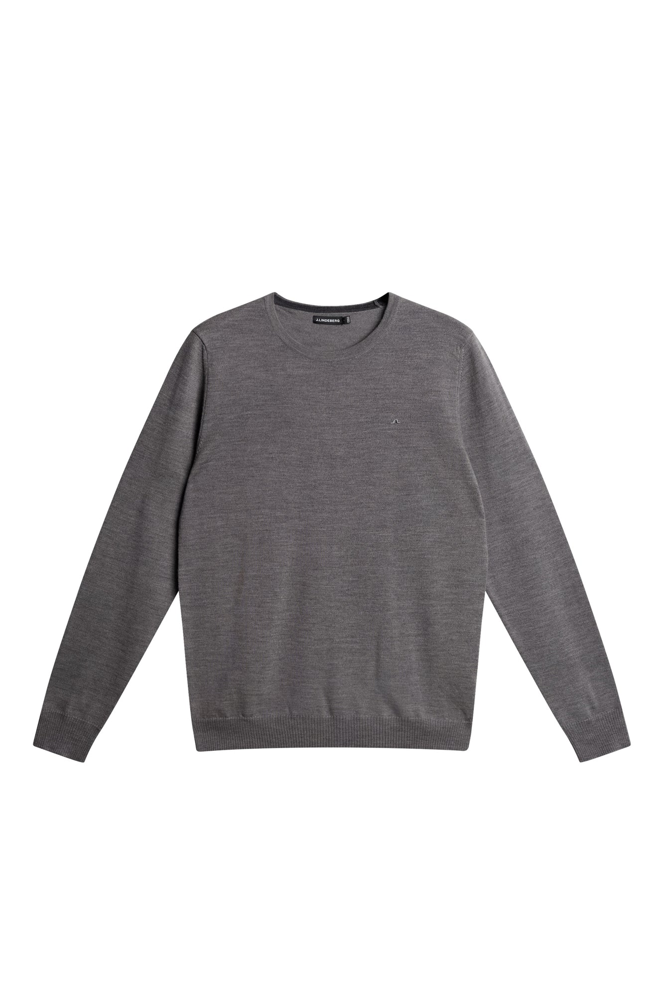 Men | Lyle Merino Creneck Sweater | Grey Melange