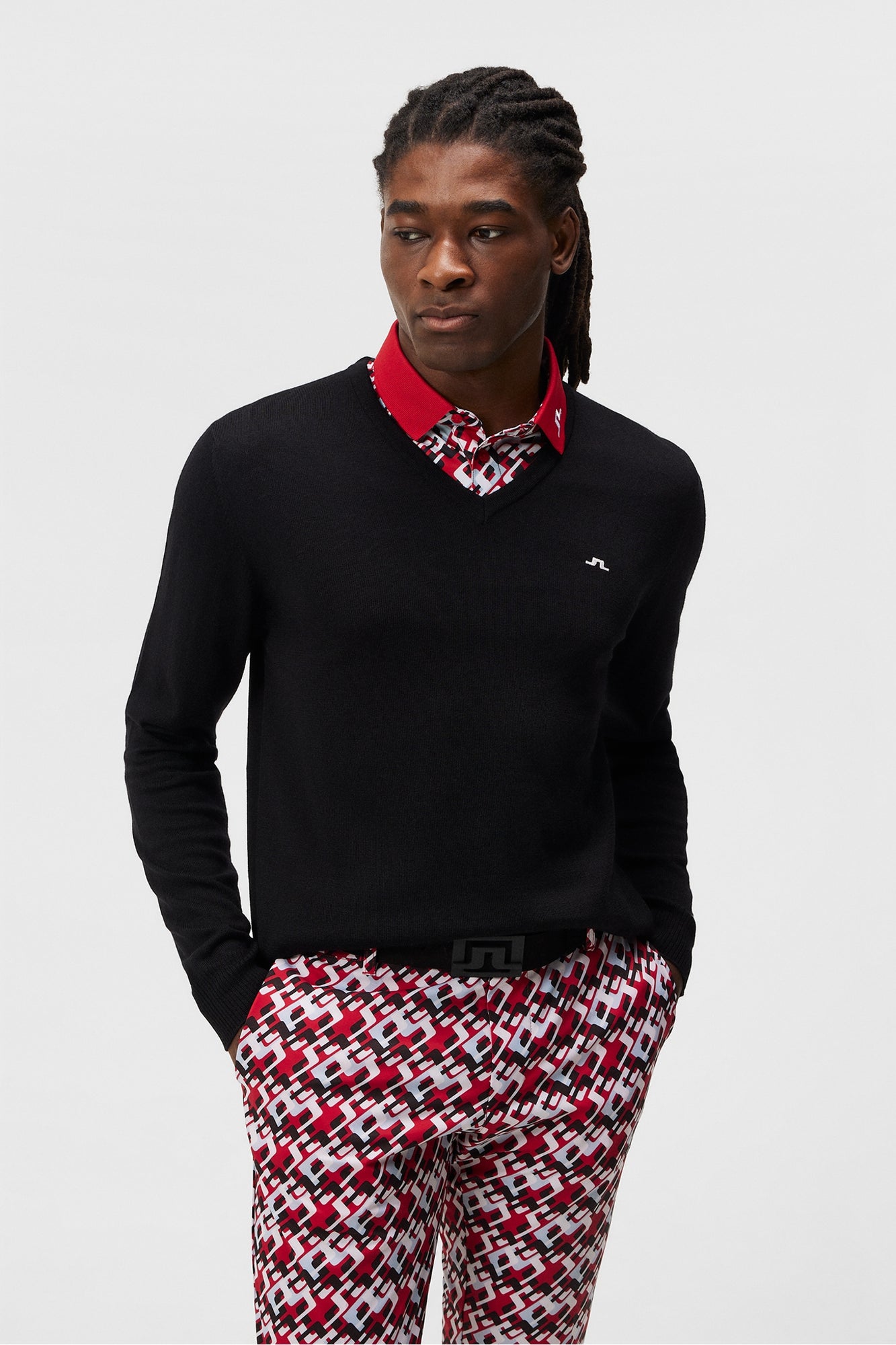 Men | Lymann Knitted Sweater | Black