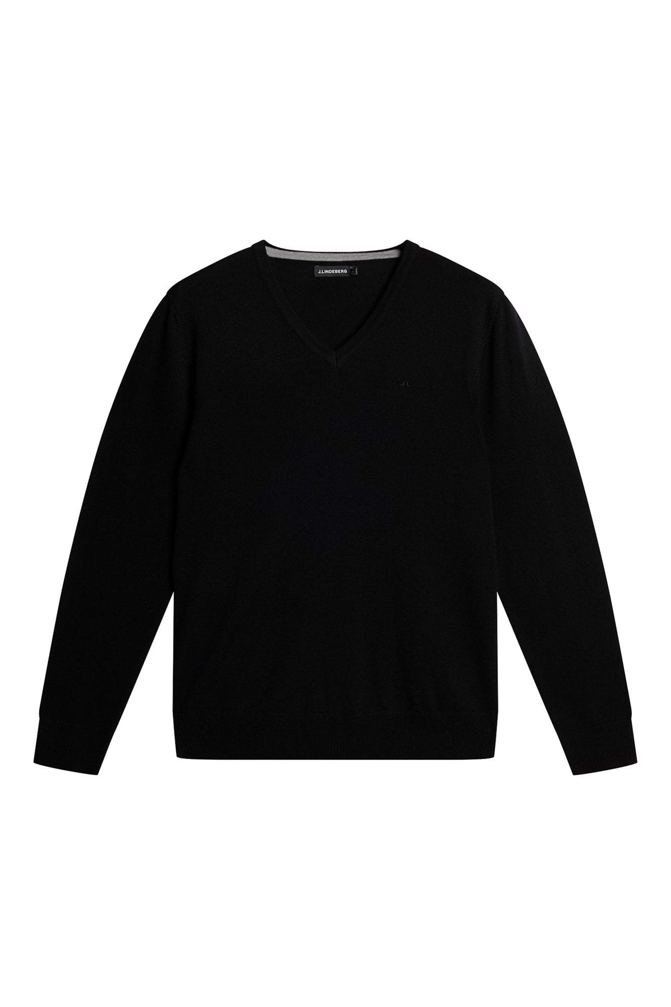 Men | Lymann Merino V-Neck Sweater | Black