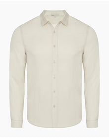 Men | Lyocell Long Sleeve Shirt | Stone