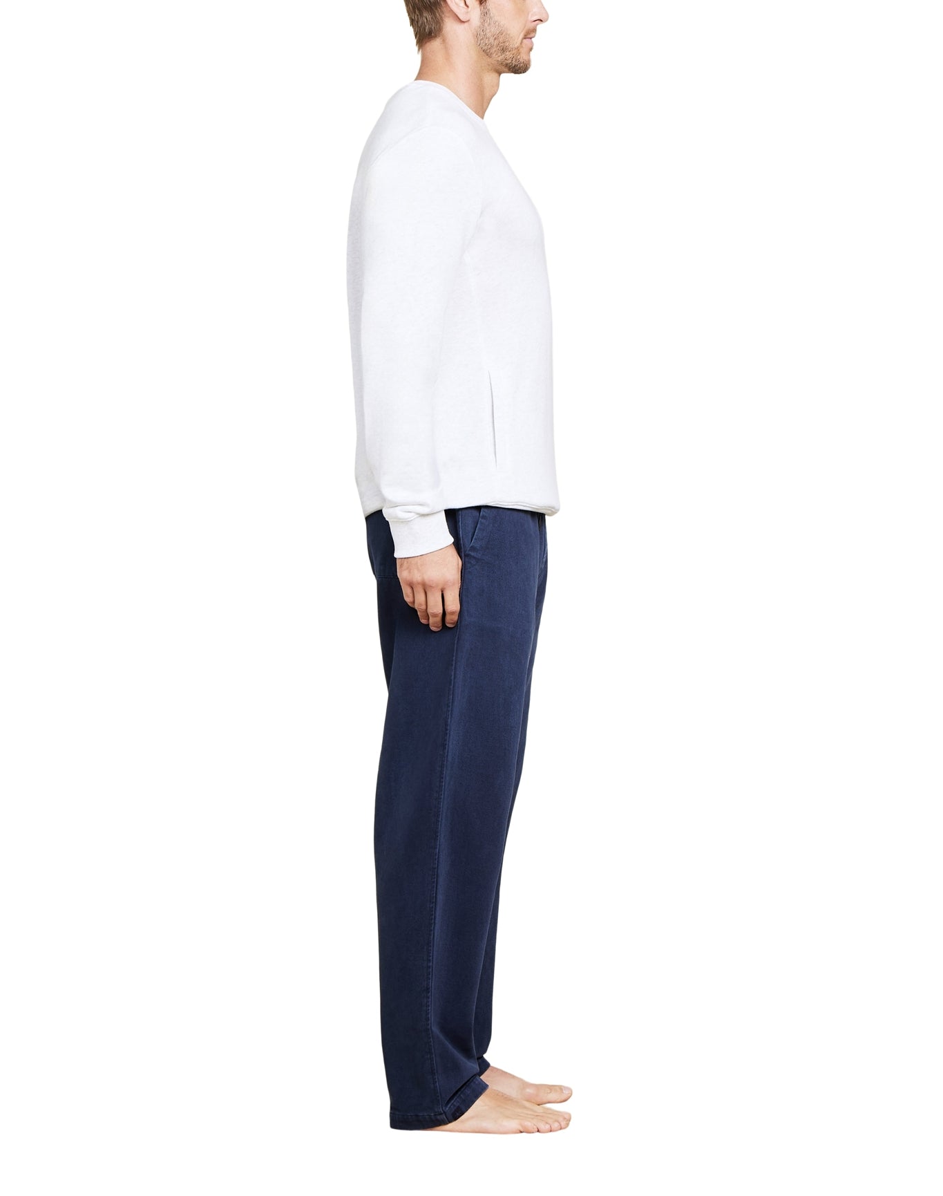 Men | MC French Terry Pullover | He White