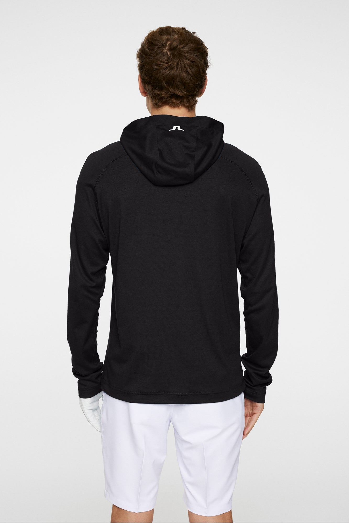 Men | Mario Quarter Zip Hood | Black
