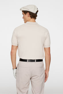 Men | Martin Knit Polo | Moonbeam