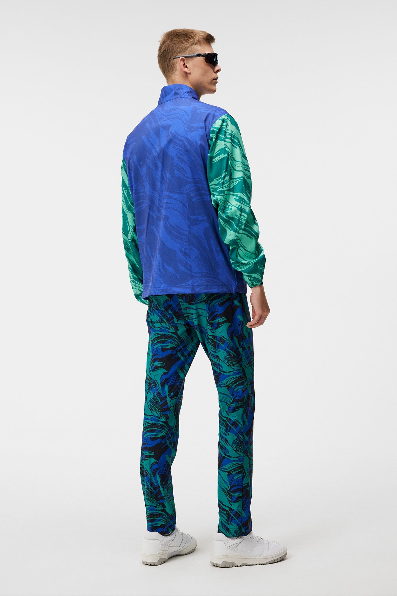 Men | Max Printed Wind Jacket | Green Valley