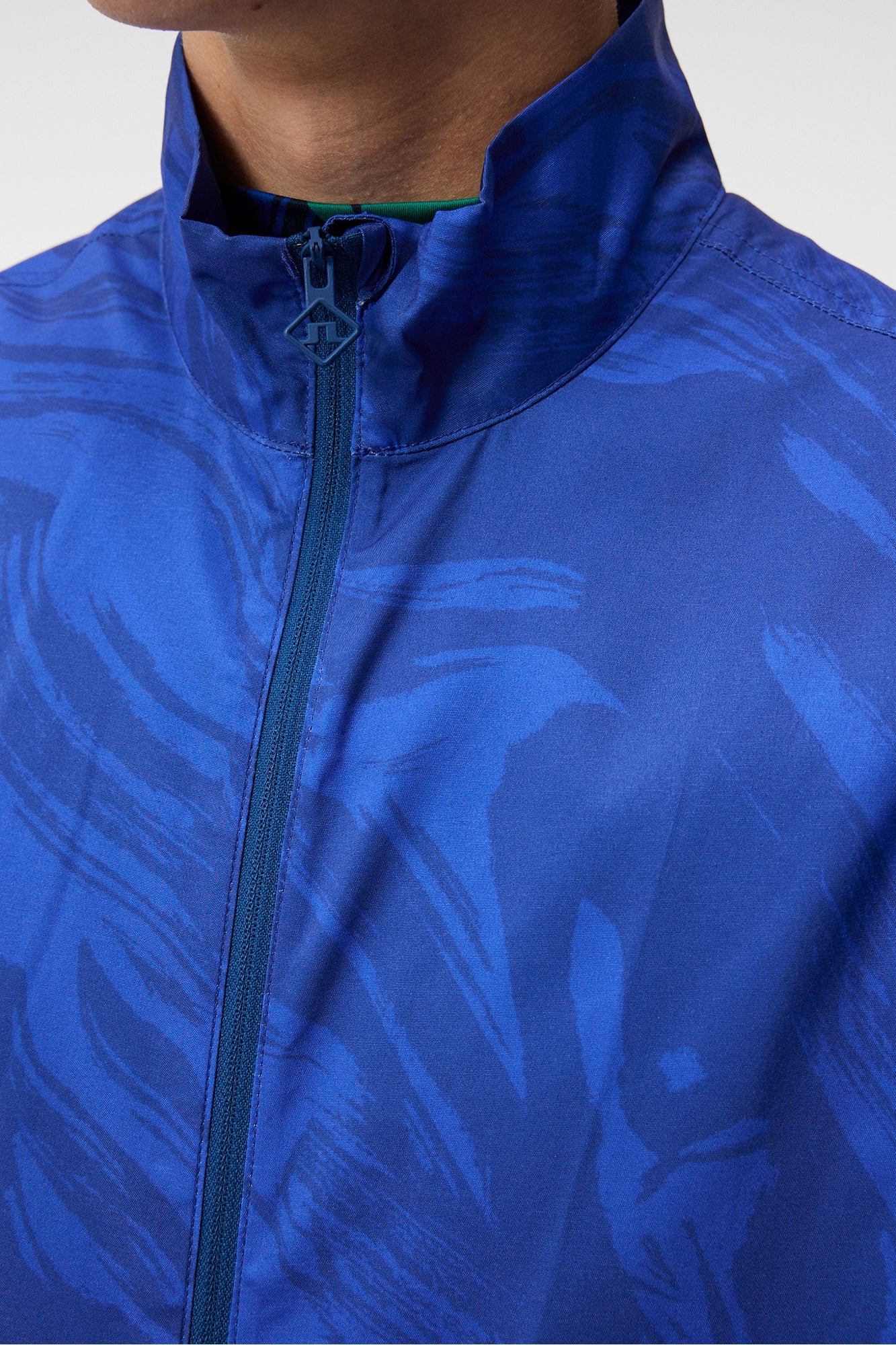 Men | Max Printed Wind Jacket | Green Valley