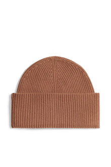 Men | Monti Cashmere Blend Beanie | Tiger Brown