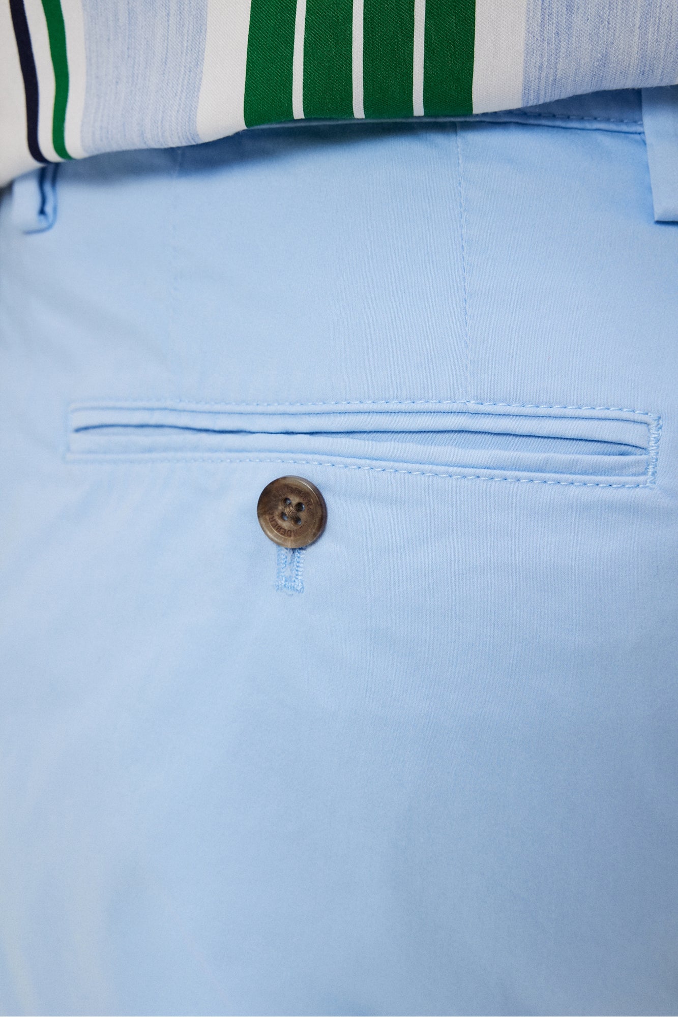 Men | Nathan Cloud Satin Shorts | Chambray Blue