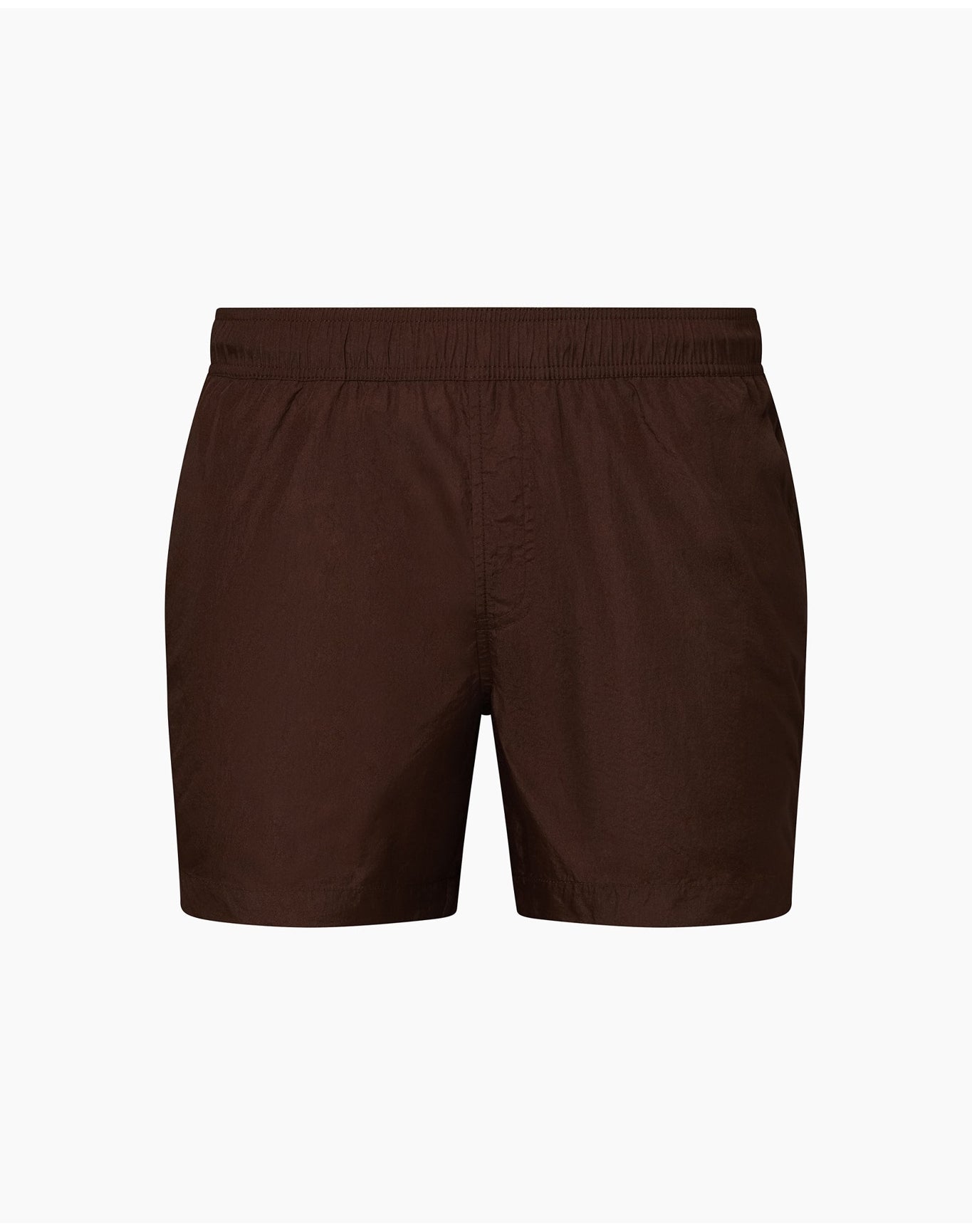 Men | Nylon Crinkle 5" Swim Trunk | Chocolate