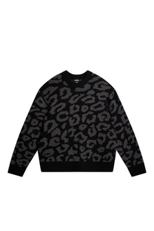 Men | Olive Creneck Knit | Black