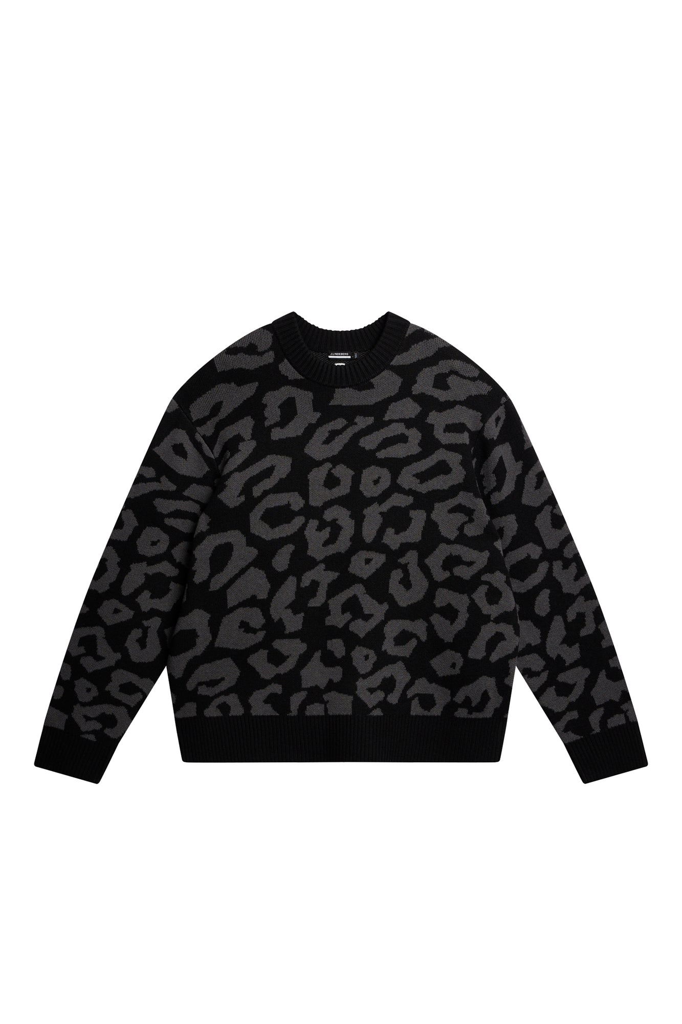 Men | Olive Creneck Knit | Black