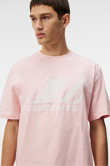 Men | Parcy Logo Tee | Powder Pink